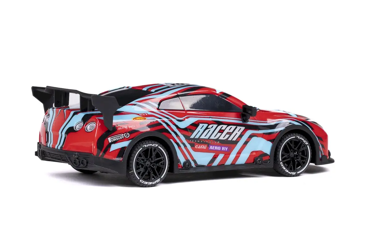 TEC-TOY Racer RC with Lights & Try Me 1:18 2.4GHz - Red/Blue