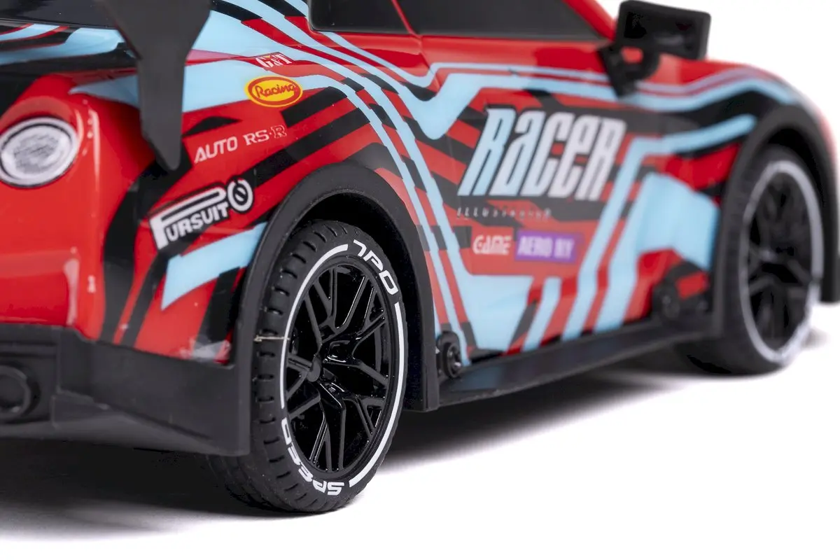 TEC-TOY Racer RC with Lights & Try Me 1:18 2.4GHz - Red/Blue