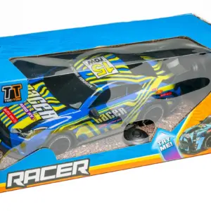 TEC-TOY Racer RC with Lights & Try Me 1:18 2.4GHz - Blue/Yellow