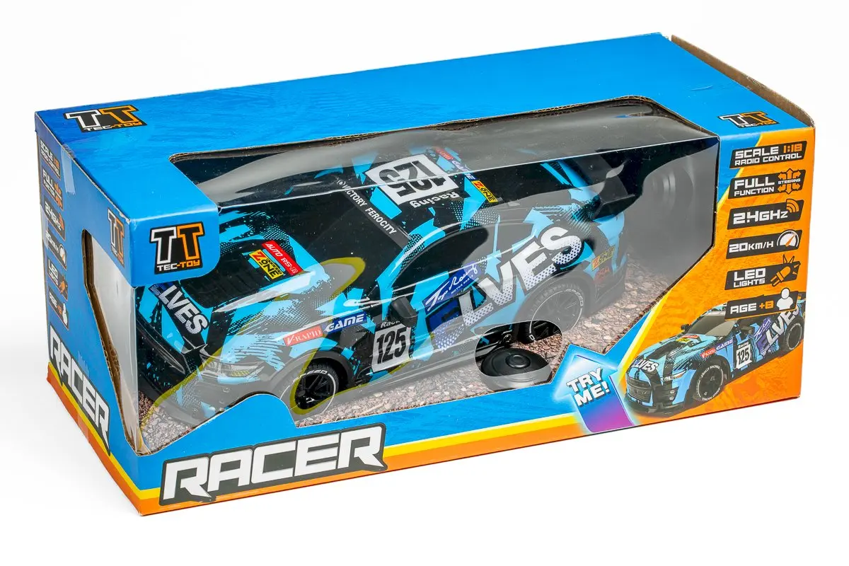 TEC-TOY Elves RC with Lights & Try Me 1:18 2.4GHz - Blue