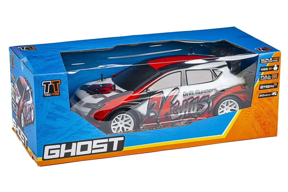 TEC-TOY Ghost RC 1:10 2.4GHz 7.2V 300mAh NiMH - Red