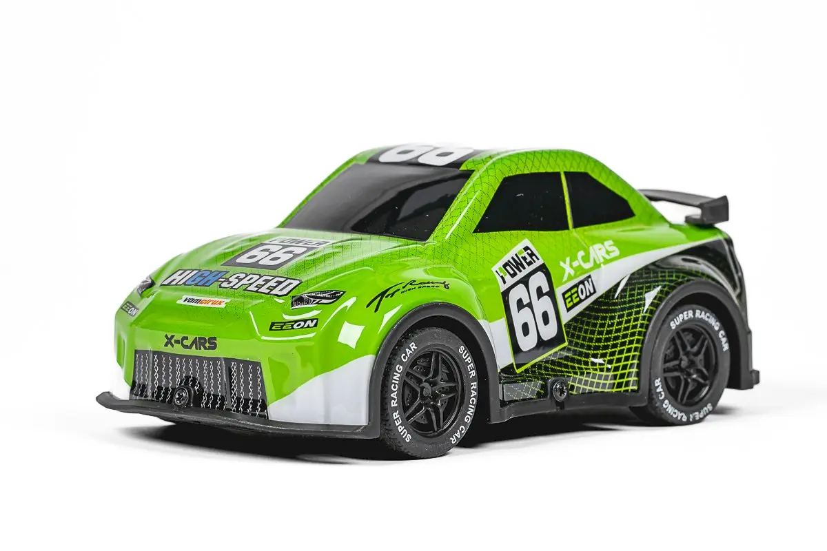 TEC-TOY Mini Rally RC with Lights 1:24 2.4GHz - Green