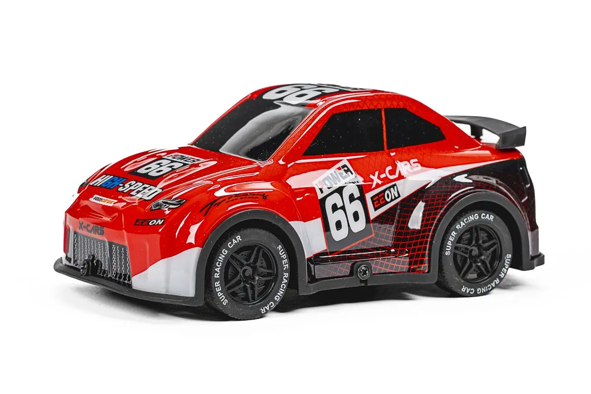 TEC-TOY Mini Rally RC with Lights 1:24 2.4GHz - Red