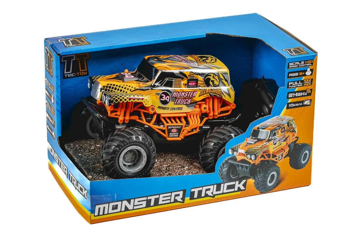 TEC-TOY Monster Truck RC 1:20 2.4GHz - Orange