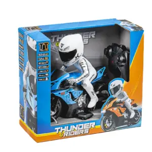 TEC-TOY Motorcycle T-R RC with Lights 1:10 2.4GHz 3.7V - Blue