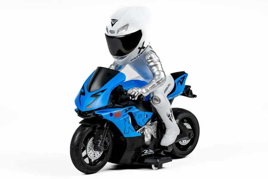 TEC-TOY Motorcycle T-R RC with Lights 1:10 2.4GHz 3.7V - Blue