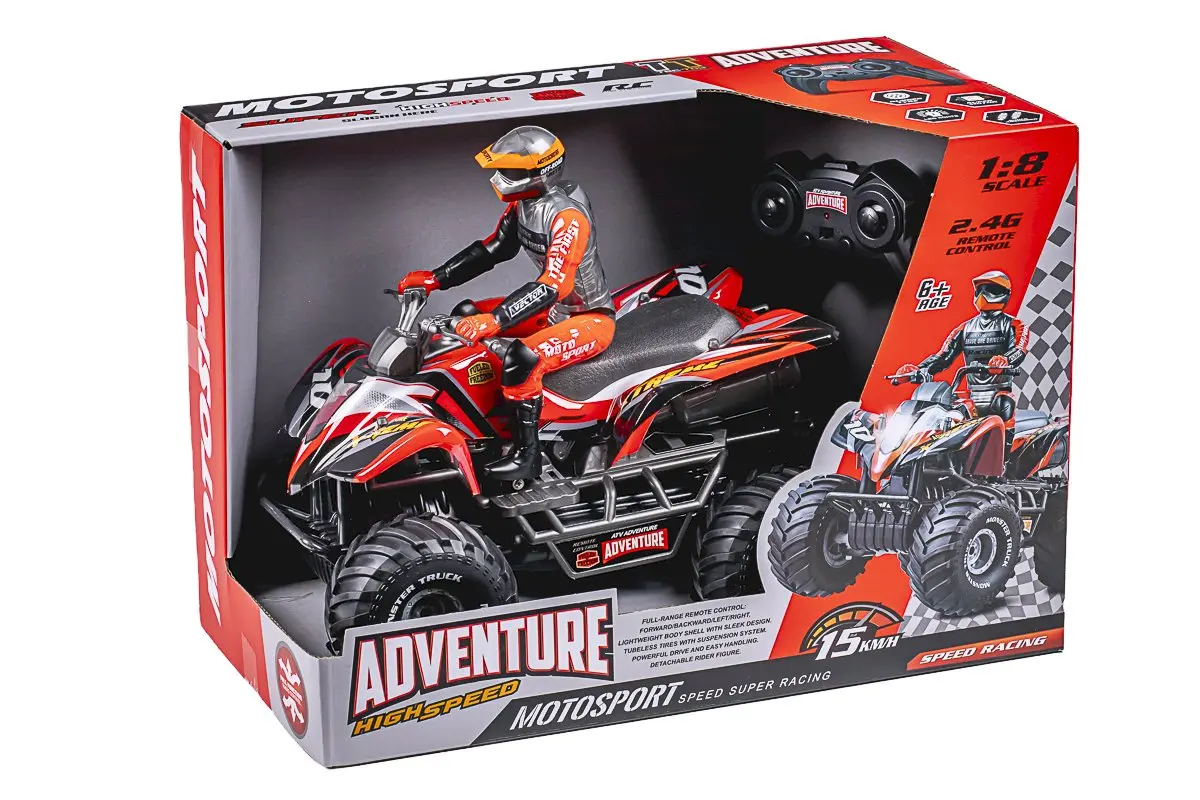 TEC-TOY ATV Motorsport RC 1:8 2.4GHz - Red