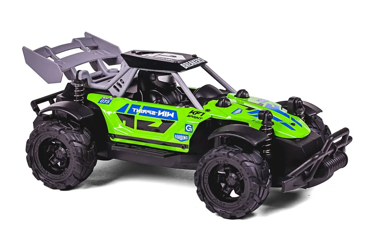 TEC-TOY Chaser RC with Lights 1:18 2.4GHz 3.7V 500mAh - Green