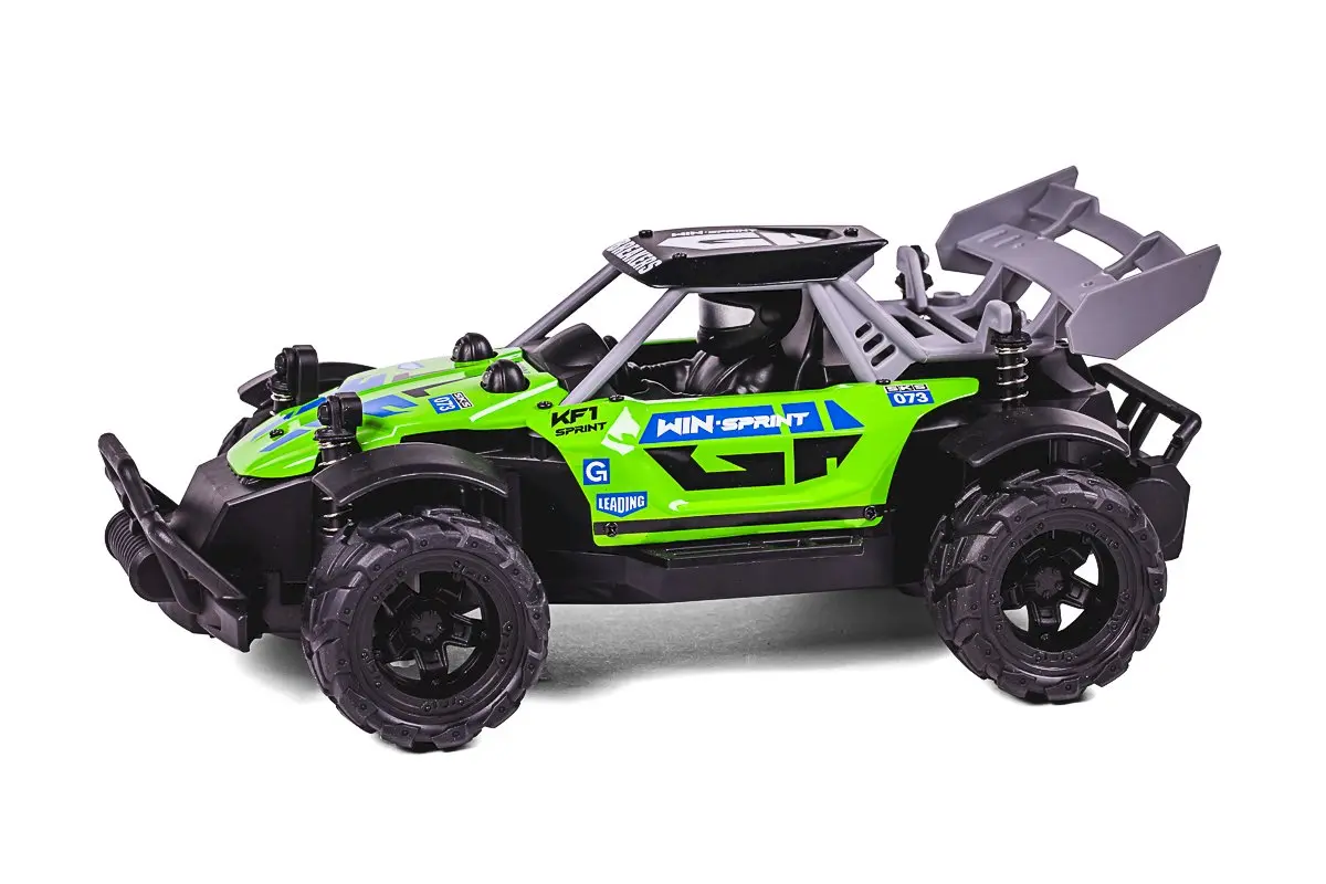 TEC-TOY Chaser RC with Lights 1:18 2.4GHz 3.7V 500mAh - Green