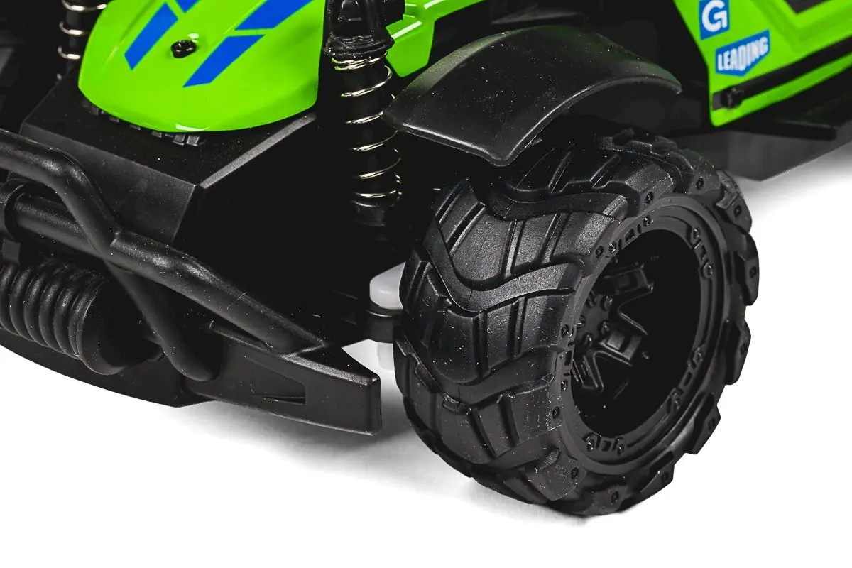 TEC-TOY Chaser RC with Lights 1:18 2.4GHz 3.7V 500mAh - Green