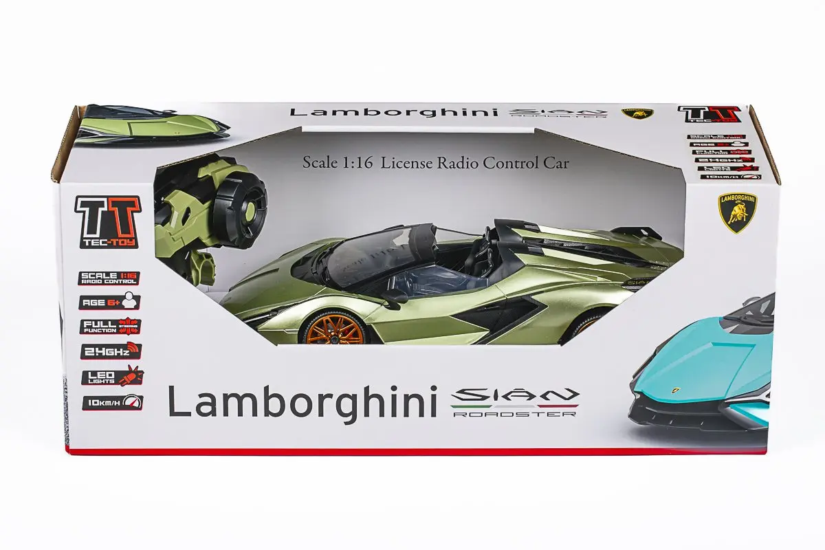 TEC-TOY Lamborghini Sian RC 1:16 2.4GHz - Green