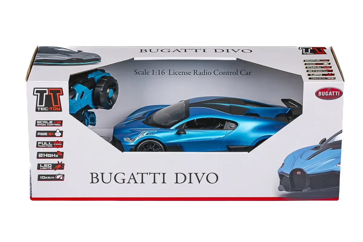 TEC-TOY Bugatti Divo RC 1:16 2.4GHz - Blue