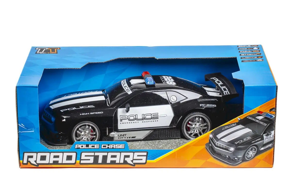 TEC-TOY Police Chase RC 1:12 2.4GHz 7.4V Li-Ion - Black