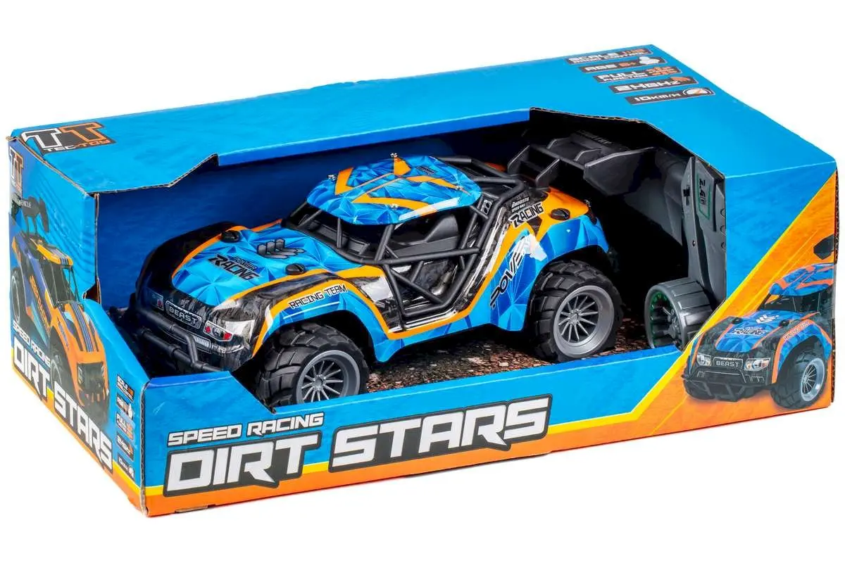 TEC-TOY Speed Racing RC 1:18 2.4GHz 3.7V Li-Ion - Blue/Orange