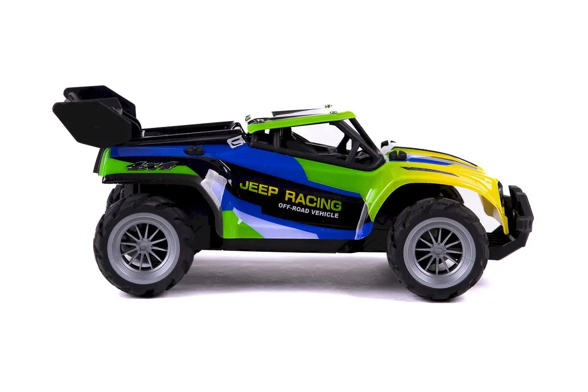 TEC-TOY Jeep Racing RC 1:18 2.4GHz 3.7V Li-Ion - Blue/Green