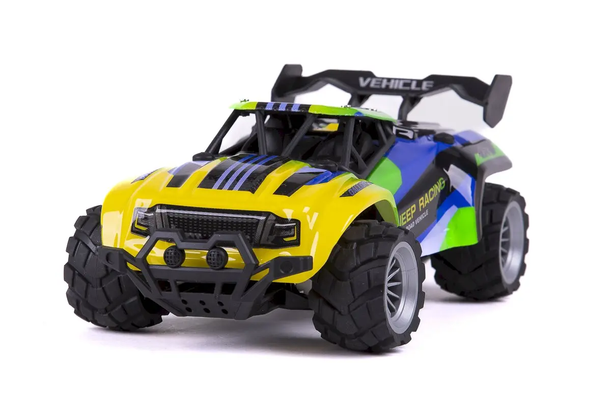 TEC-TOY Jeep Racing RC 1:18 2.4GHz 3.7V Li-Ion - Blue/Green