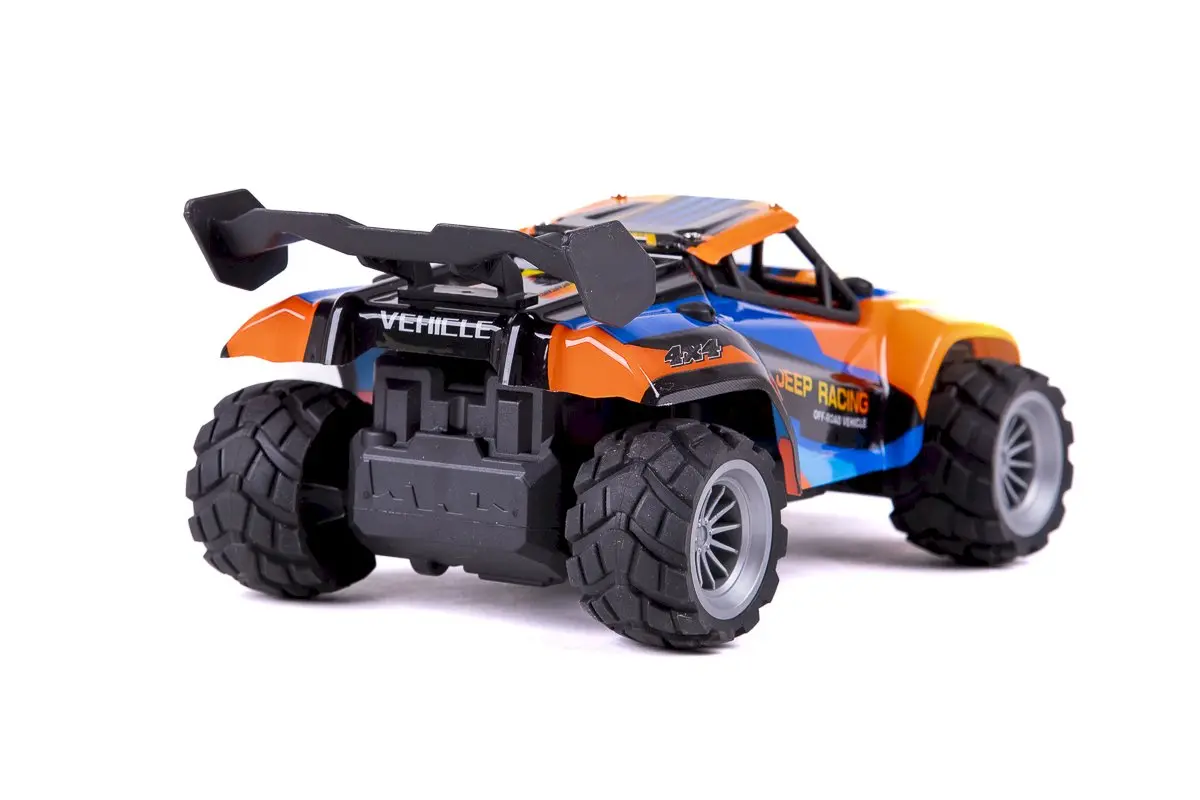 TEC-TOY Jeep Racing RC 1:18 2.4GHz 3.7V Li-Ion - Blue/Orange