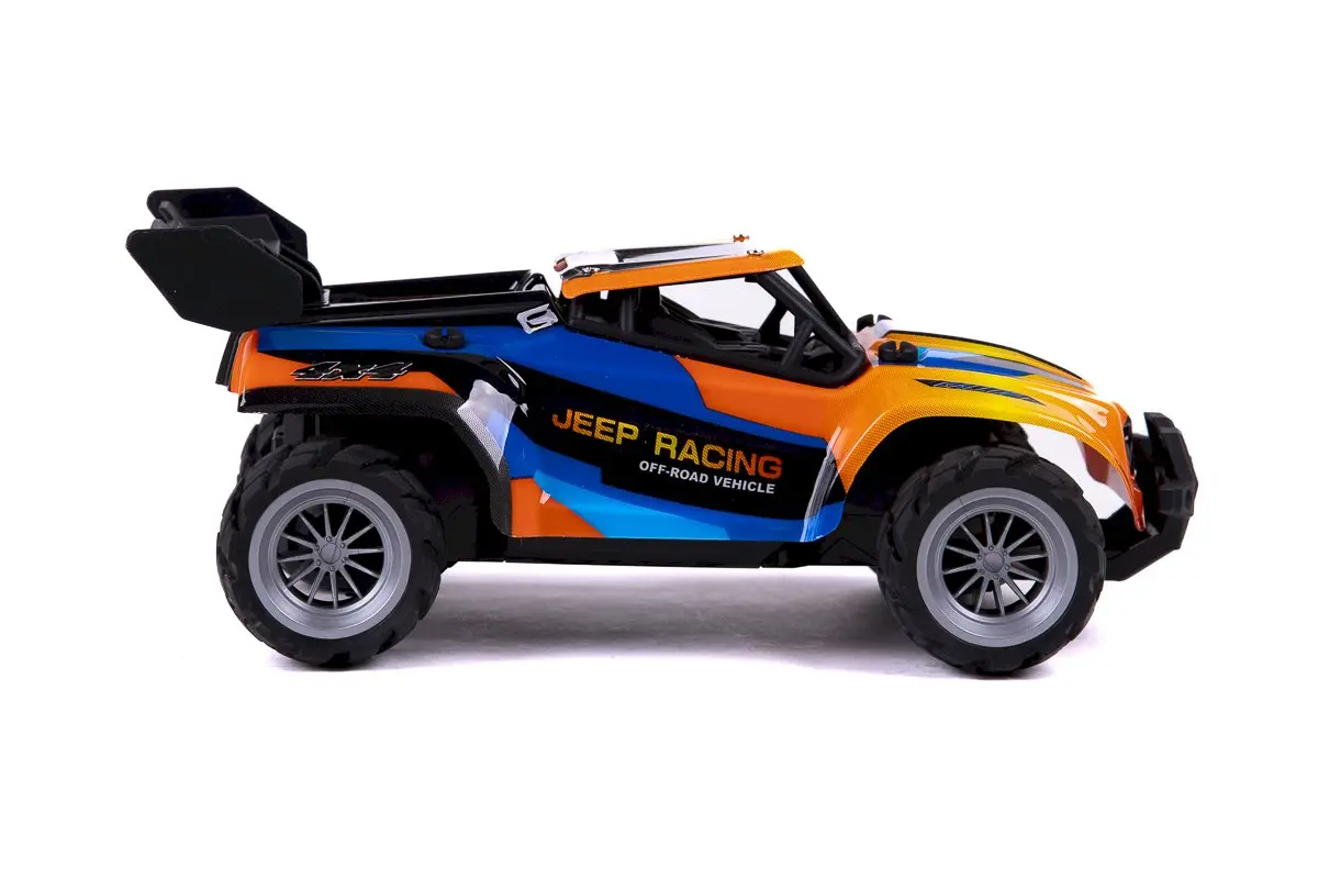 TEC-TOY Jeep Racing RC 1:18 2.4GHz 3.7V Li-Ion - Blue/Orange