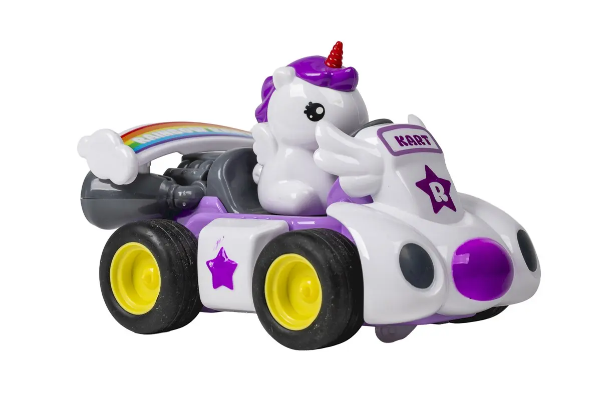 TEC-TOY Unicorn RC Kart with Lights and Sound 2.4GHz