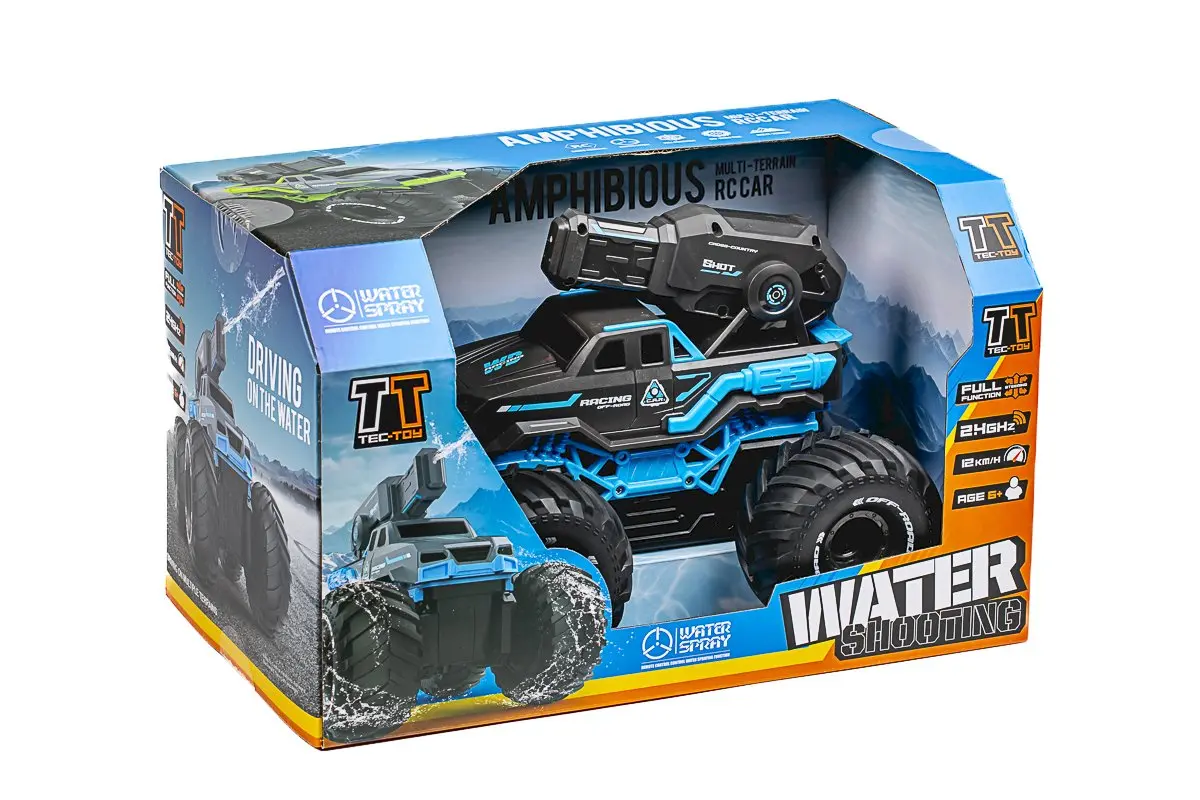 TEC-TOY Water Shooting RC Car 2.4GHz 7.4V 500mAh - Blue