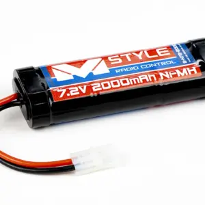 Mstyle 7.2V 2000mAh NiMh Stick Pack, w/ Tamiya Plug