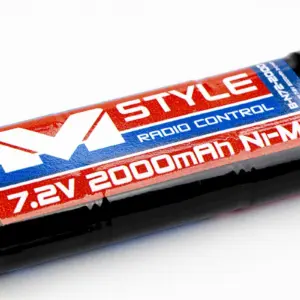 Mstyle 7.2V 2000mAh NiMh Stick Pack, w/ Tamiya Plug
