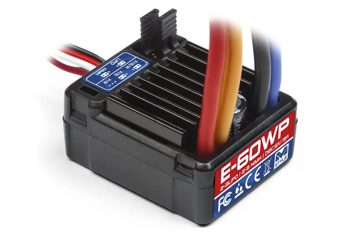 Mstyle E-60WP Waterproof Electronic Speed Control (ESC)