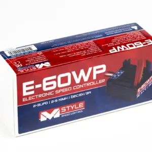 Mstyle E-60WP Waterproof Electronic Speed Control (ESC)