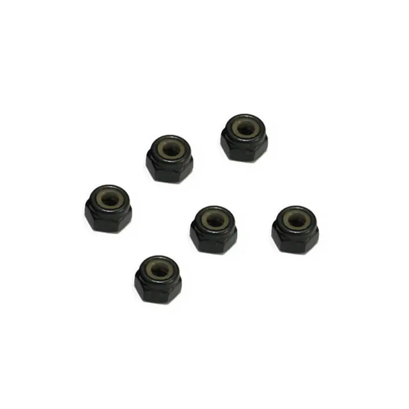 FTX Nylon Nut M2.5 (6pc) – Black
