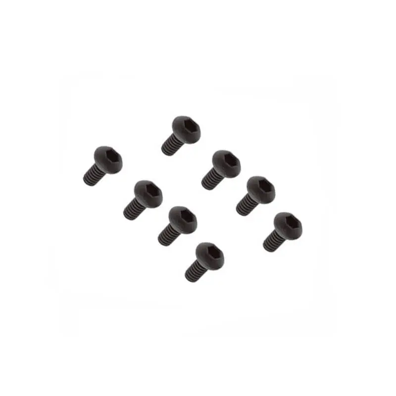 FTX Button Head 2 x 4mm Screw (8pc)