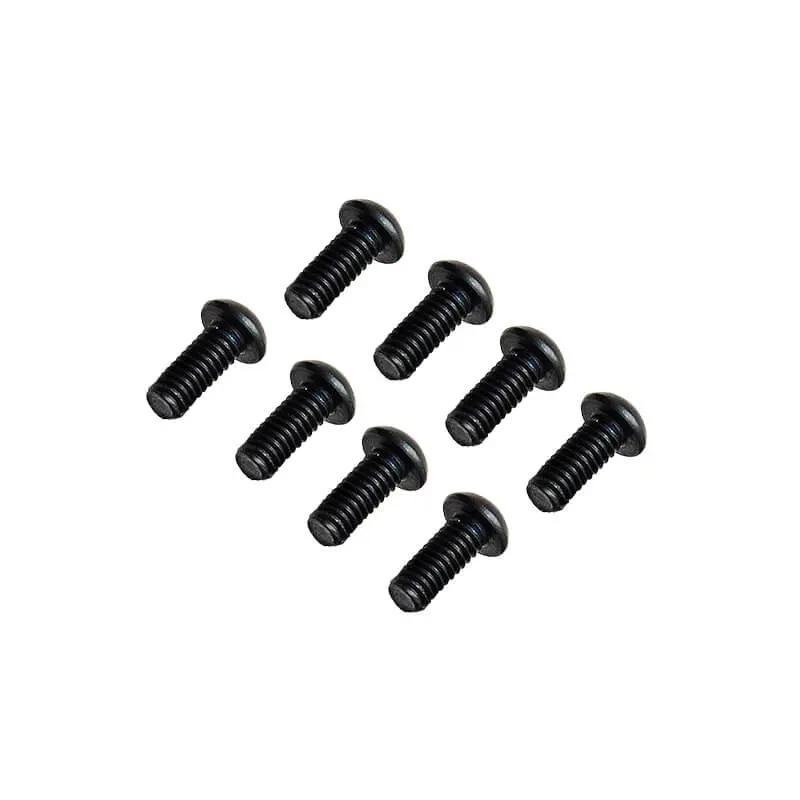 FTX Button Head Hex Screw M2.5 x 6mm (8pc)