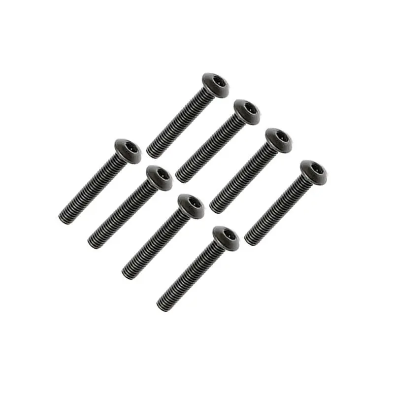 FTX Button Head Hex Screw M3 x 22mm (8pc)