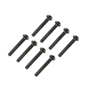 FTX Button Head Hex Screw M3 x 30mm (8pc)