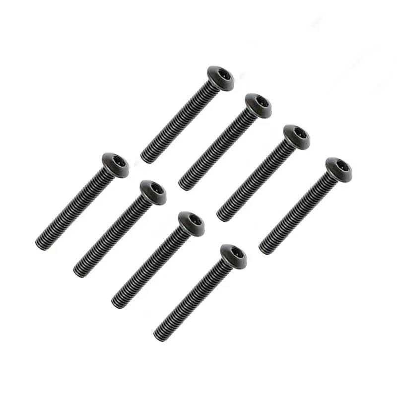 FTX Button Head Hex Screw M3 x 30mm (8pc)