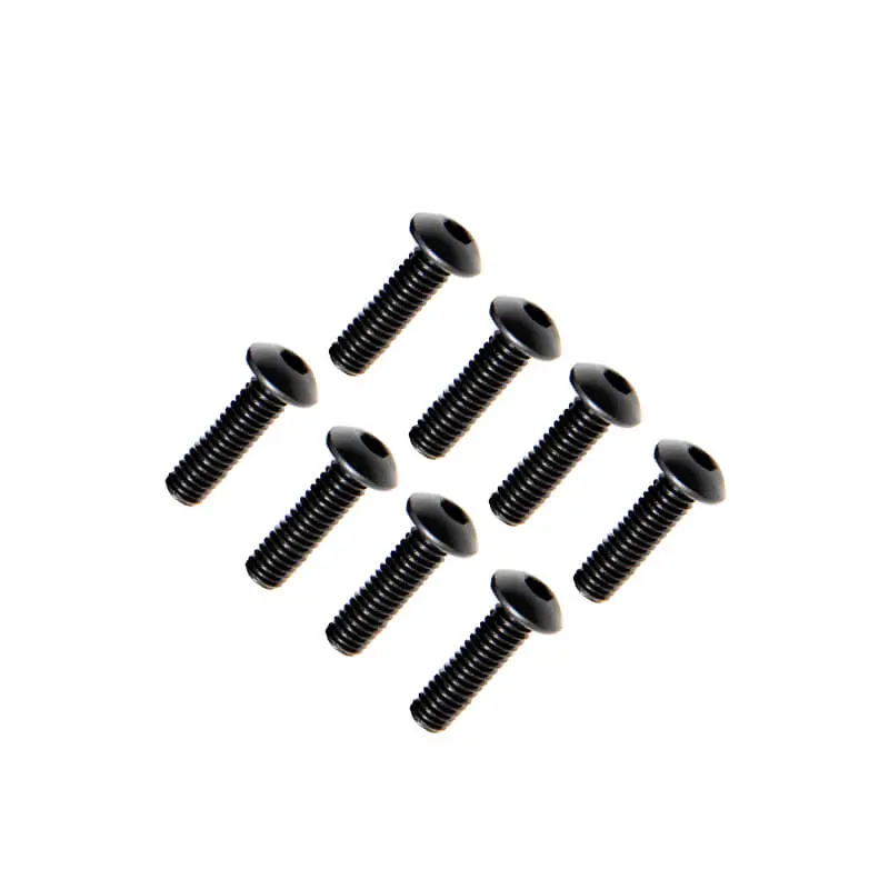 FTX Button Head Hex Screw M4 x 12mm (8pc)