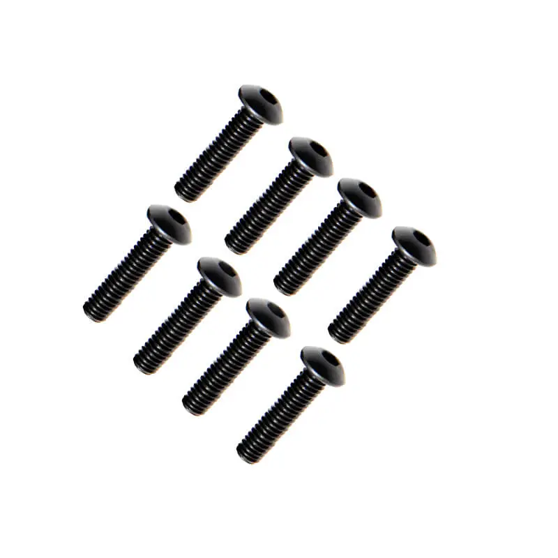 FTX Button Head Hex Screw M4 x 16mm (8pc)