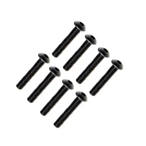 FTX Button Head Hex Screw M4 x 25mm (8pc)