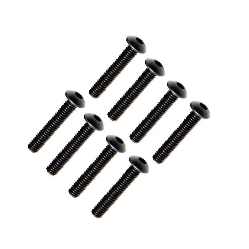 FTX Button Head Hex Screw M4 x 28mm (8pc)