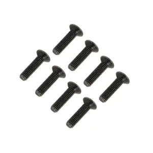 FTX Flat Head Hex Screw M3 x 10mm (8pc)