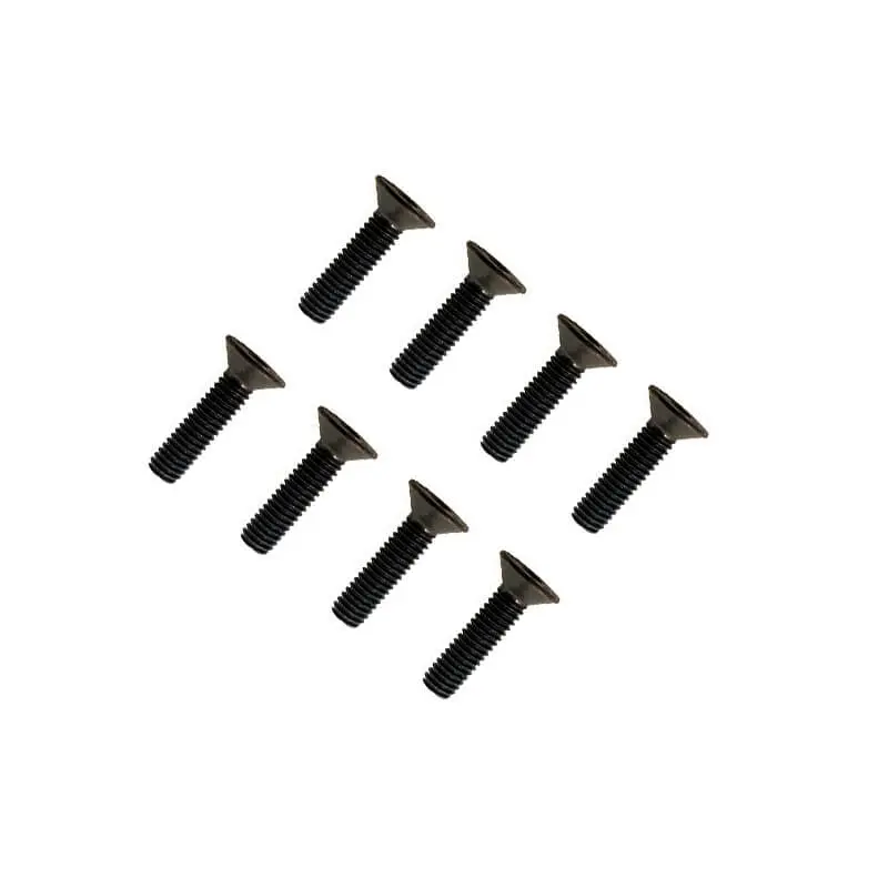 FTX Flat Head Hex Screw M4 x 16mm (8pc)