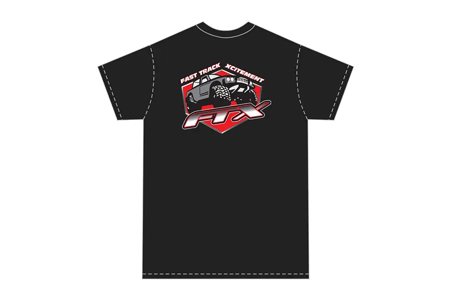FTX Badge Logo Brand T-Shirt Black – Xx Large