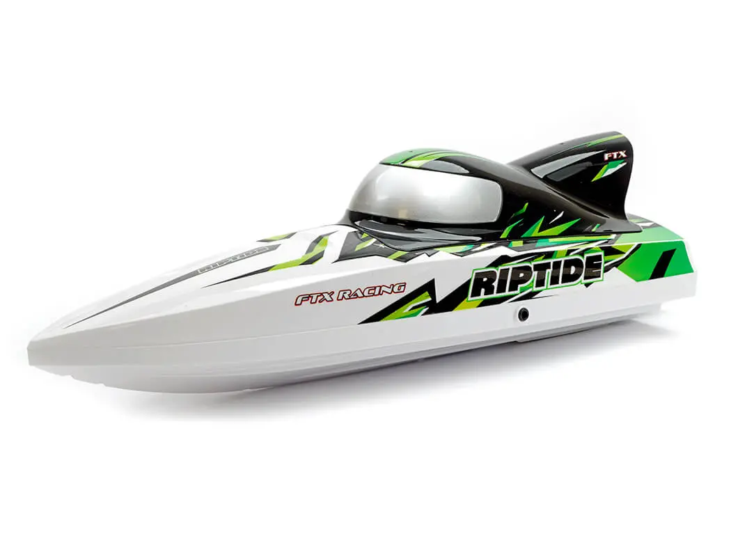FTX Riptide Turbojet Brushless R/C Speed Boat 41cm – Green