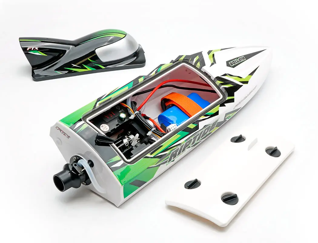 FTX Riptide Turbojet Brushless R/C Speed Boat 41cm – Green