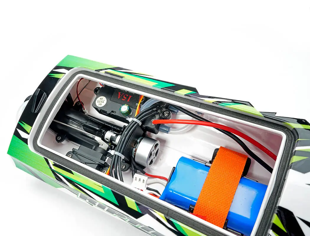 FTX Riptide Turbojet Brushless R/C Speed Boat 41cm – Green