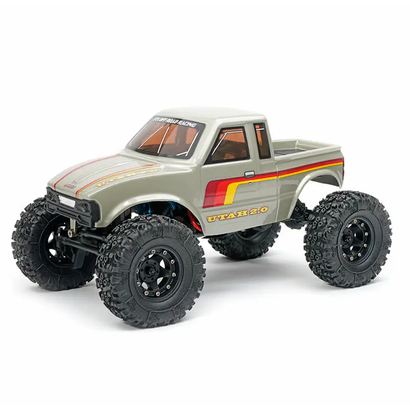 FTX Utah 2.0 1:18 Brushless 2-Speed LCG Crawler – Grey