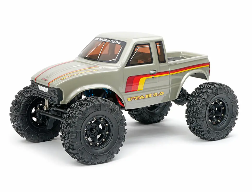 FTX Utah 2.0 1:18 Brushless 2-Speed LCG Crawler – Grey