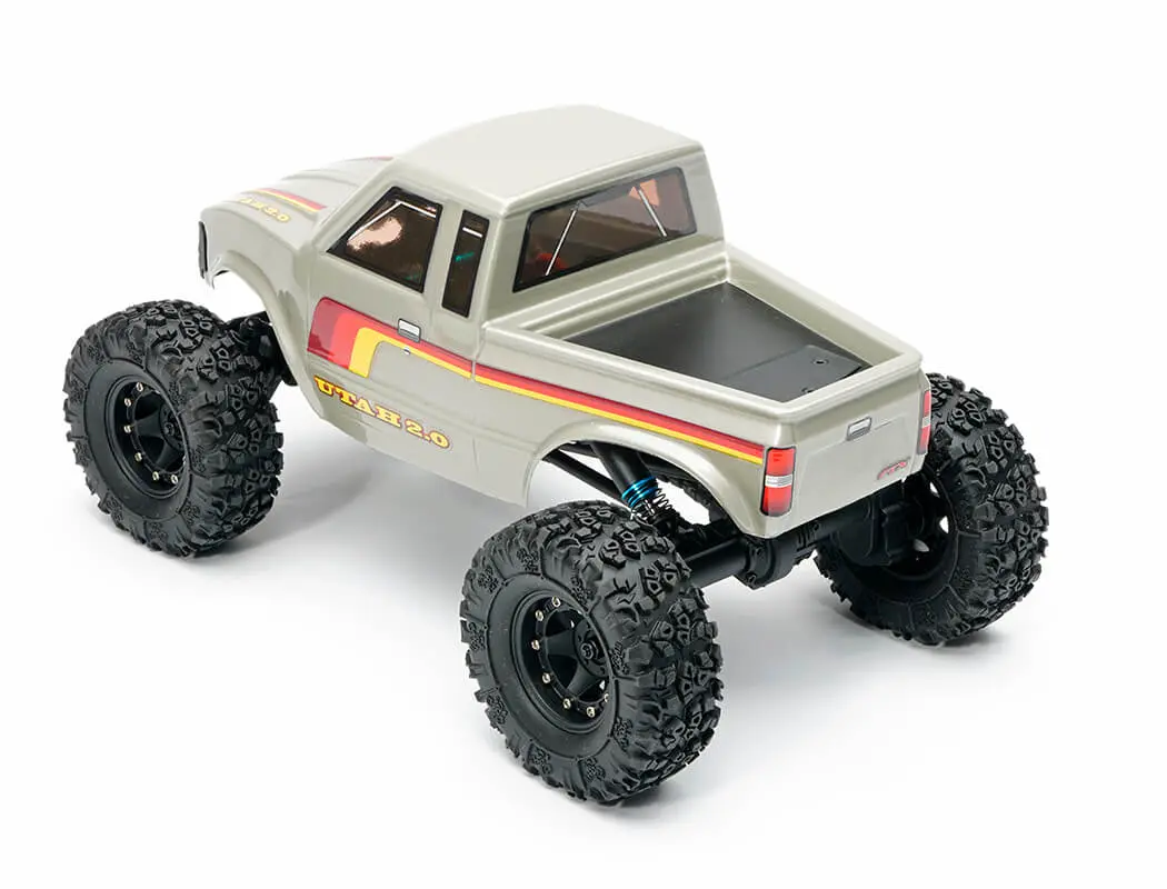FTX Utah 2.0 1:18 Brushless 2-Speed LCG Crawler – Grey