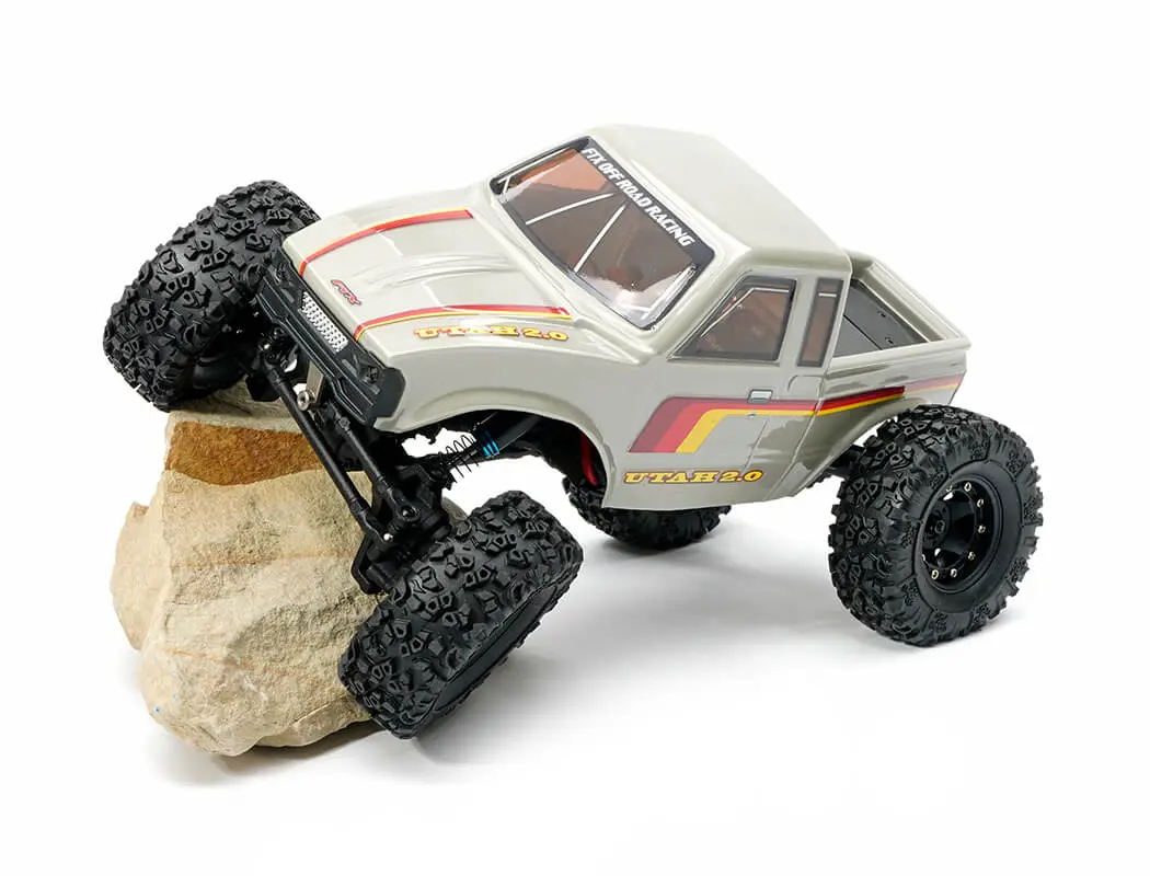 FTX Utah 2.0 1:18 Brushless 2-Speed LCG Crawler – Grey