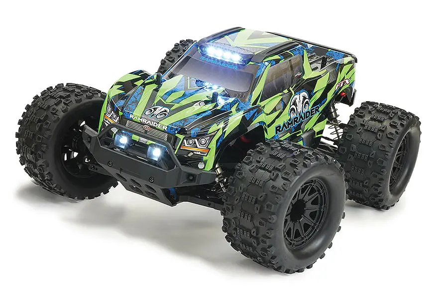 FTX Ramraider 1/10 Brushless Monster Truck RTR – Green/Blue