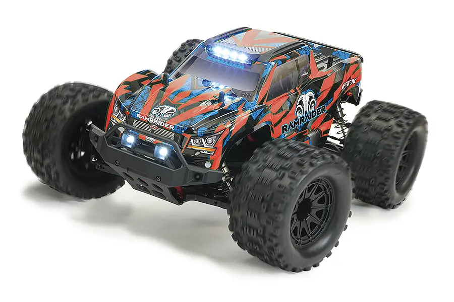 FTX Ramraider 1/10 Brushless Monster Truck RTR – Red/Blue